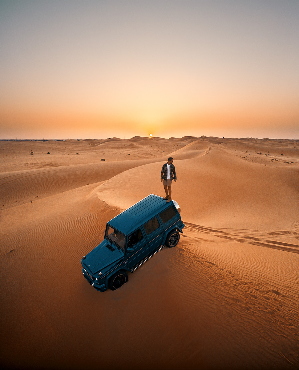 Mercedes G Glass Abu Dhabi Desert