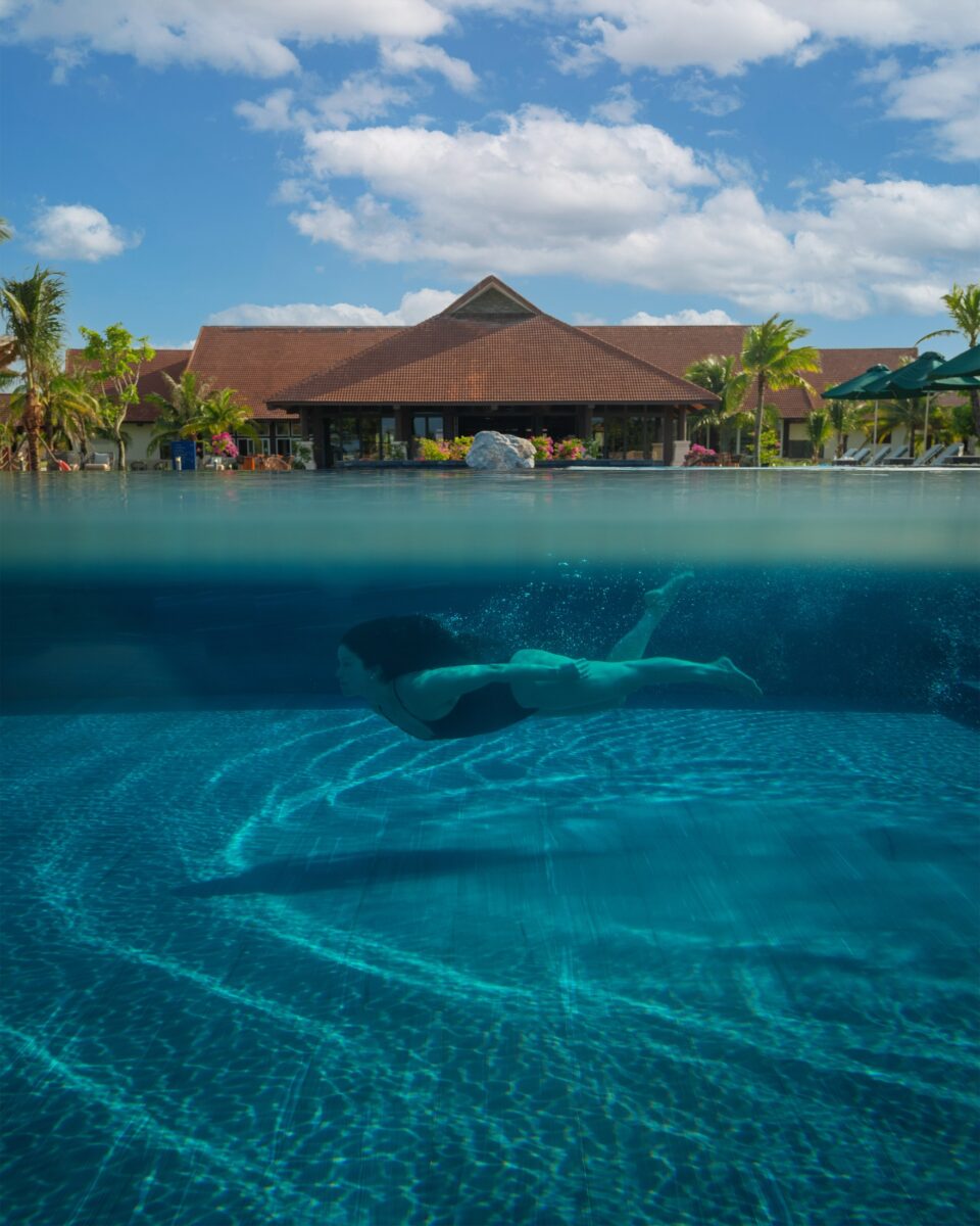 Resort pool at Nam Hai near Hoi An, Vietnam
