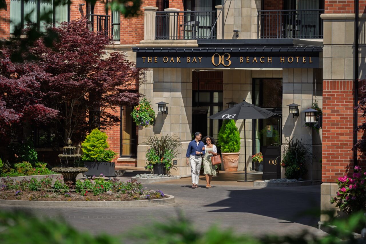Oak Bay Beach Hotel overlooking the coast near Victoria