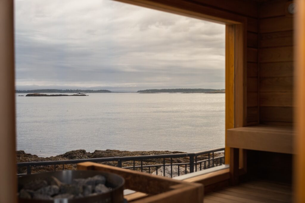 Guest experience beside the ocean at Oak Bay Beach Hotel