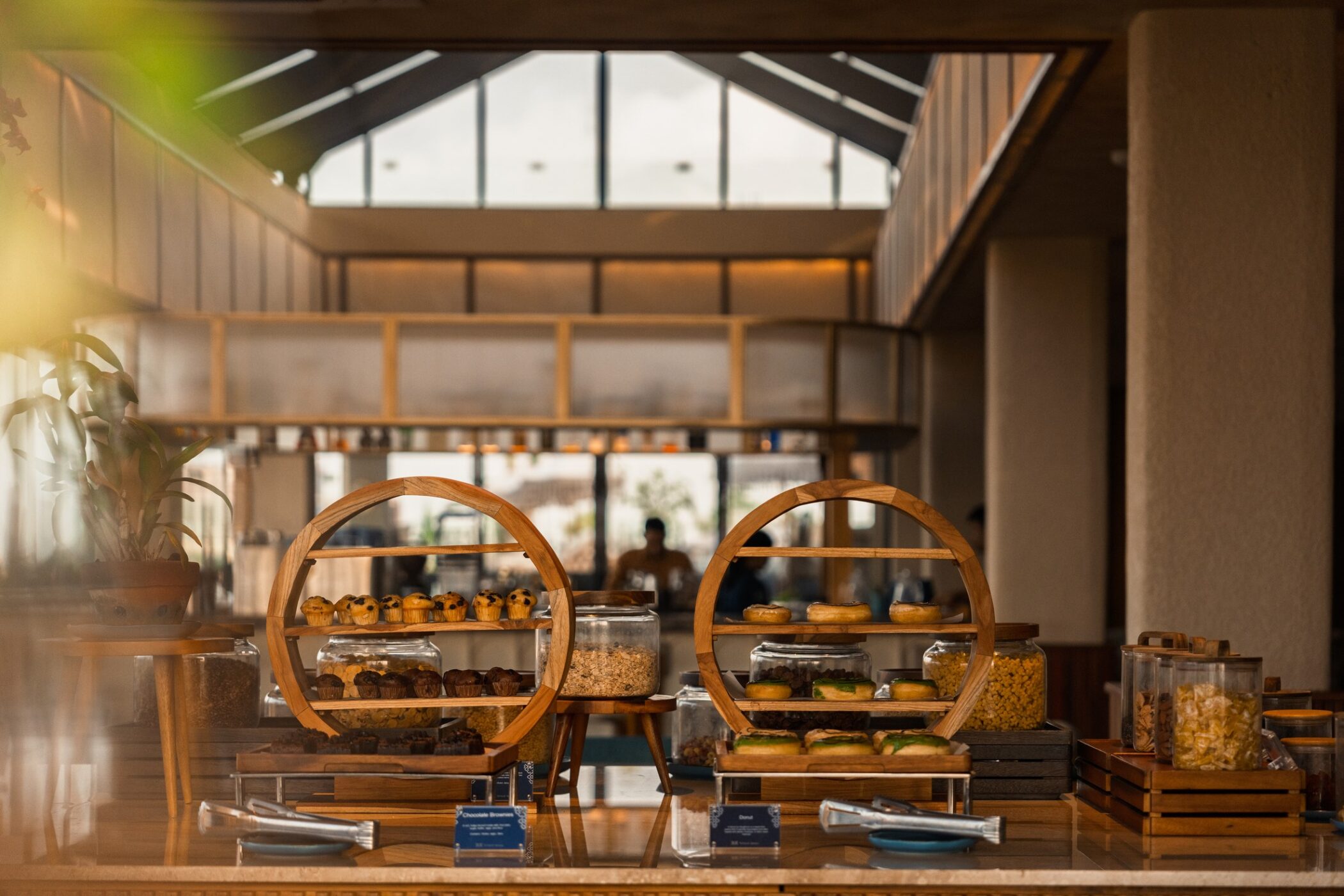 Breakfast buffet prepared for guests at a Bali hotel